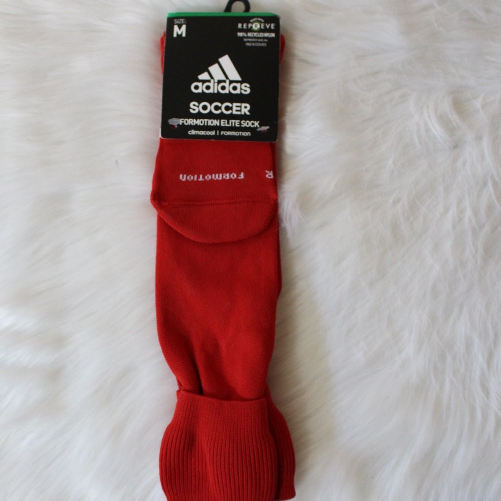Adidas, Formation Elite long Socks, red  Medium UNISEX